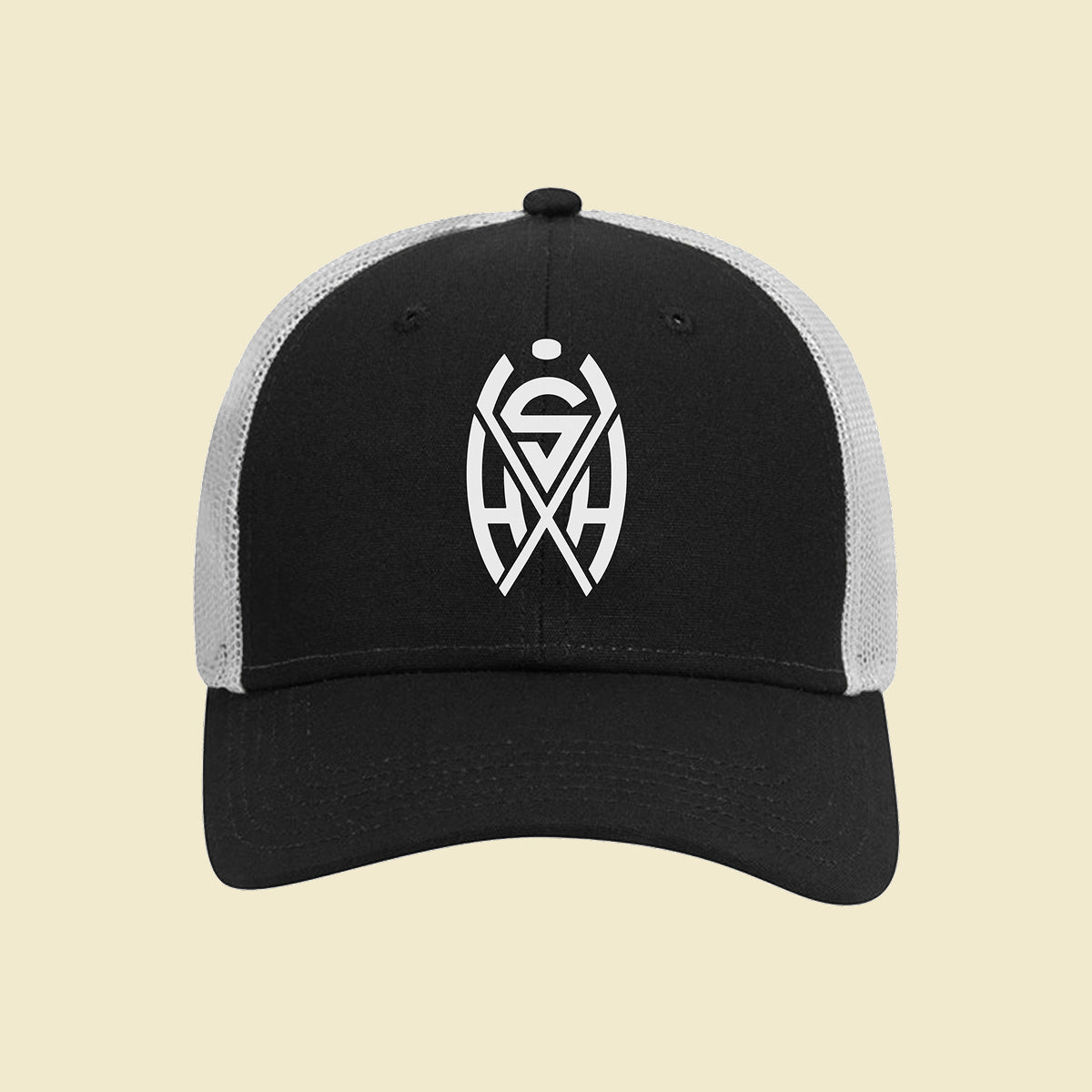 6 Panel Mesh Back Trucker Hat Back Split