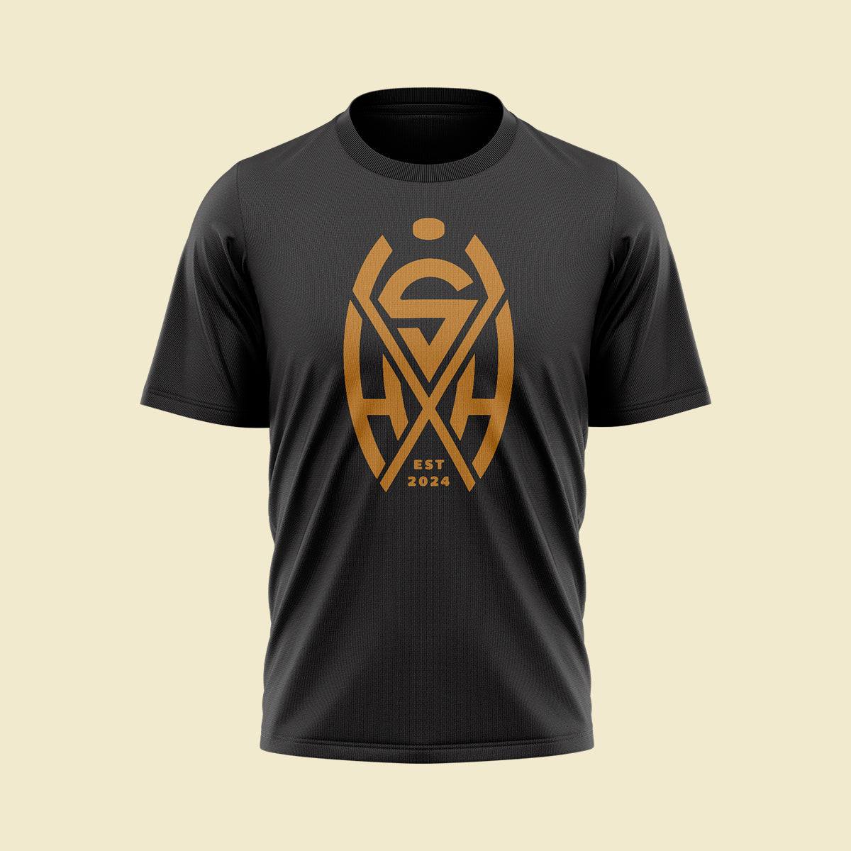 Signature Logo Sport-Tek Competitor Tee Blk/Gold